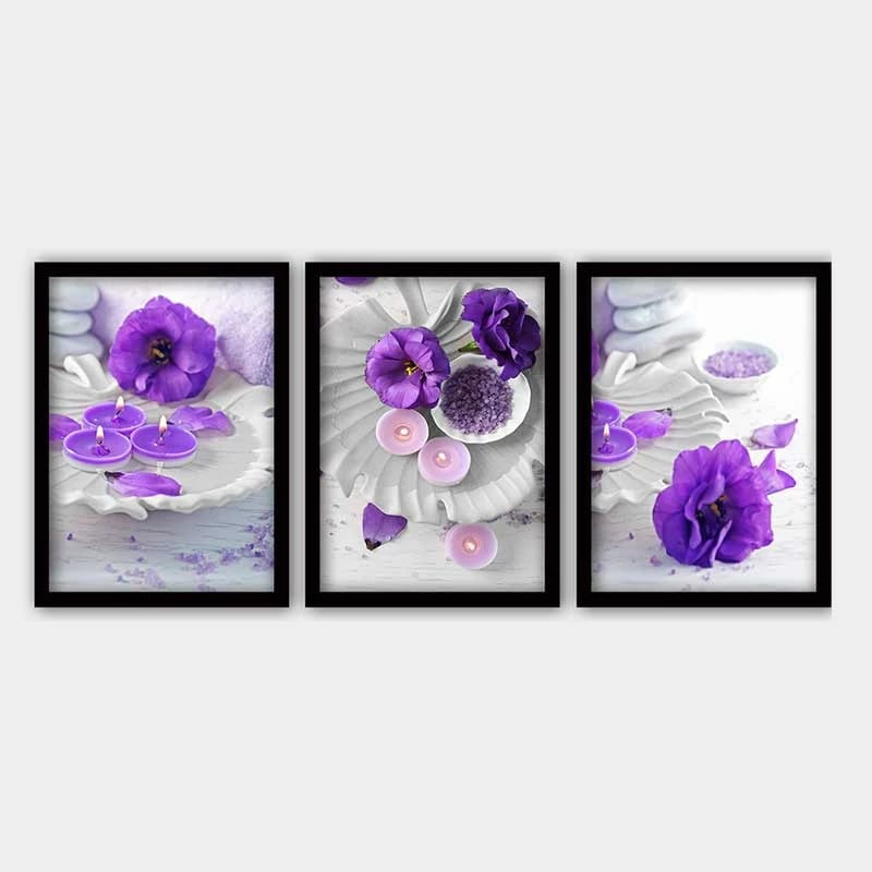 Pikturë dekorative me kornizë (3 copë), Wallity, 3SC_85309030_3545