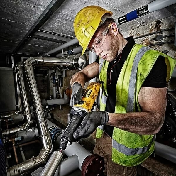 Makinë bluarëse e drejtë DeWalt DWE4884-QS, 450 W, 25000 RPM, Verdhë