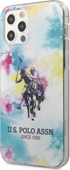 Mbështjellës U.S. Polo Assn. USHCP12LPCUSML për iPhone 12 Pro Max, Tie & Dye, Multikolor