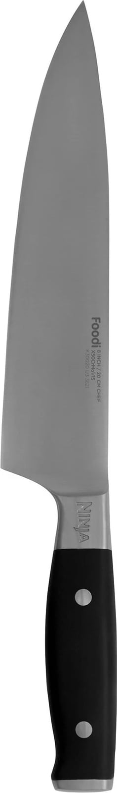 Set thika Ninja StaySharp me bllok mprehës, inox, zi/argjendtë