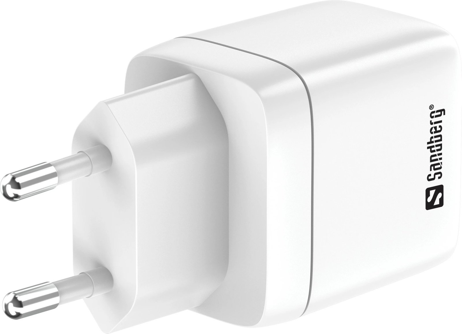 Karikues Sandberg 2in1 1xUSB-C 1xUSB 35W, Bardhë