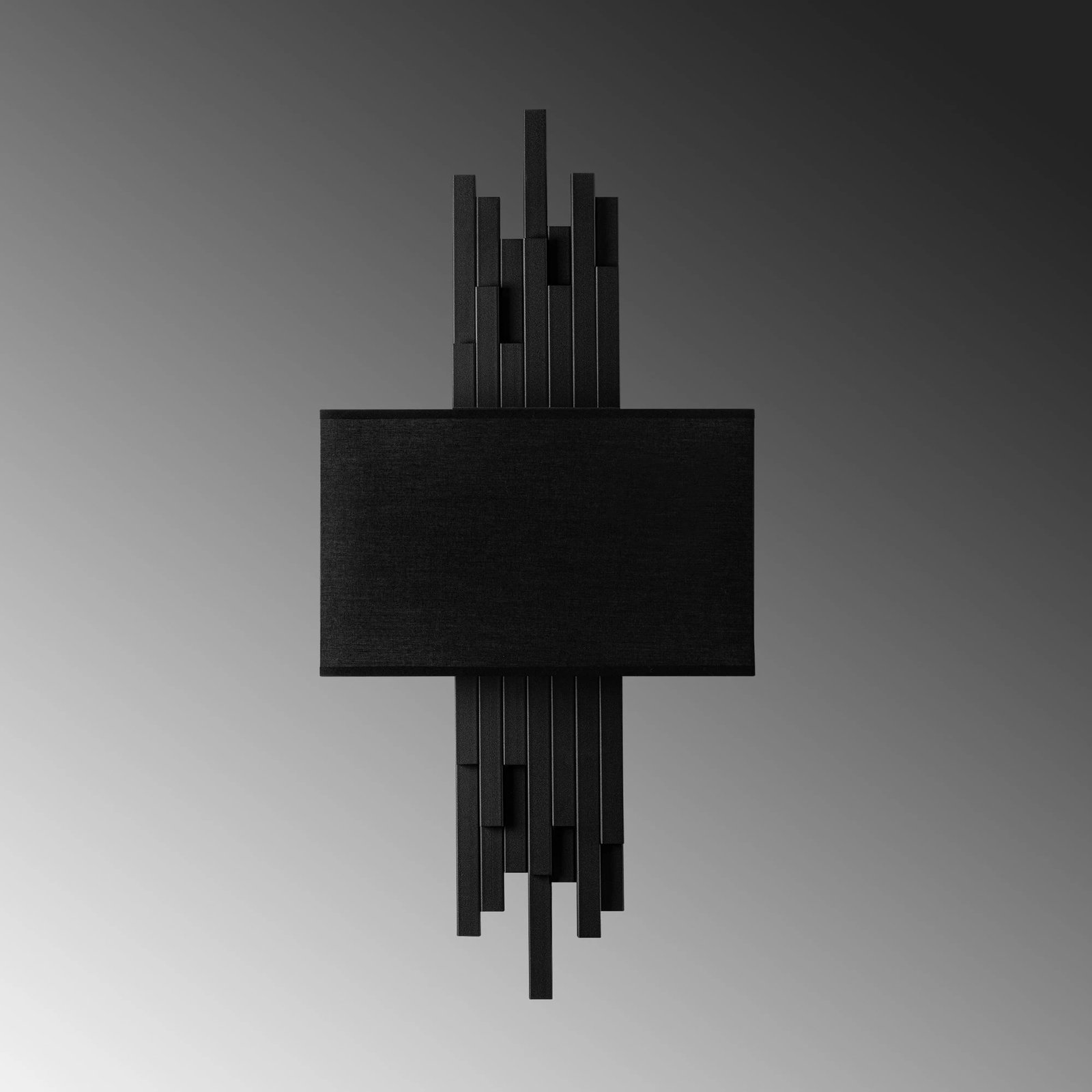 Llambë muri Opviq, Axıs - 15104, metal dhe stof, ngjyrë e zezë