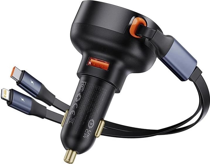 Karikues makine Baseus Enjoyment USB, 60W, i zi