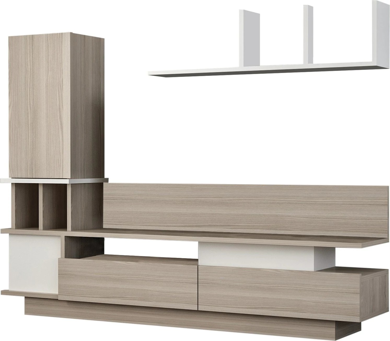 Komodë TV Hanah Home, Como, e bardhë dhe Cordoba