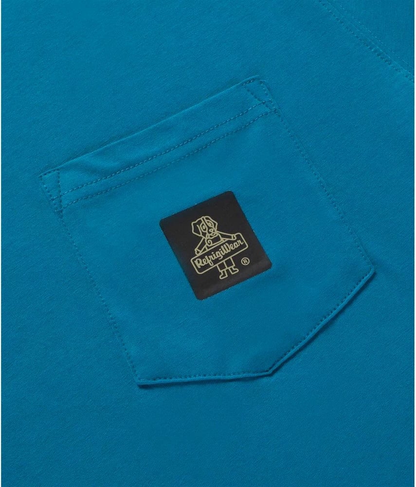 Maicë Refrigiwear për meshkuj, blu e lehtë