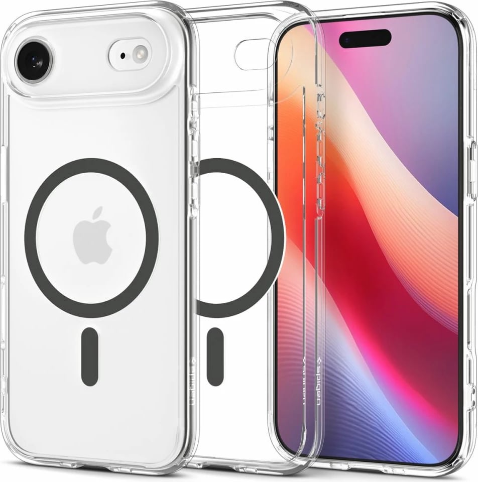 Mbështjellës Spigen Ultra Hybrid MagSafe për iPhone 17 Air, Transparent Gri