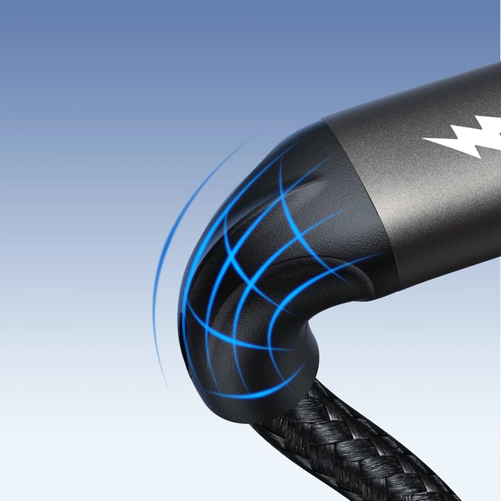 Kabllo karikimi dhe të dhënash Joyroom Light-Speed Series S-A25, USB-A në USB-C, 1.2m, 100W, e zezë