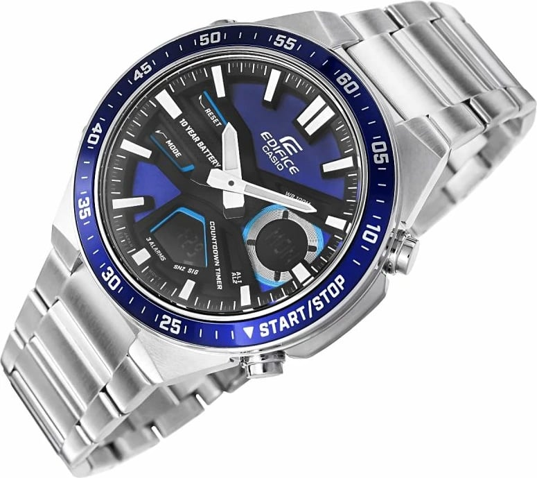 Orë dore për meshkuj Casio, argjend