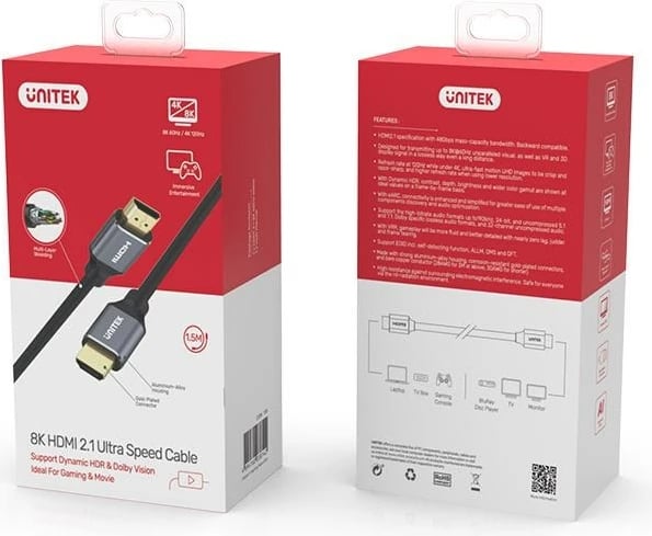 Kabllo Unitek 8K HDMI 2.1
