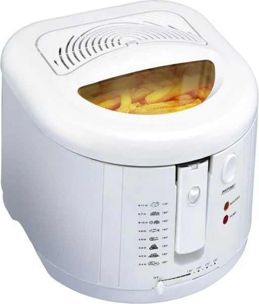 Fritezë MPM DF-802, 2 L, 1600 W, e bardhë