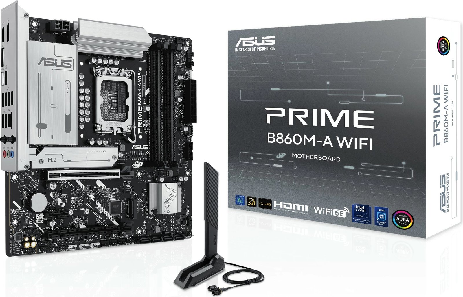 Pllakë amë ASUS PRIME B860M-A WIFI, LGA1851, micro ATX