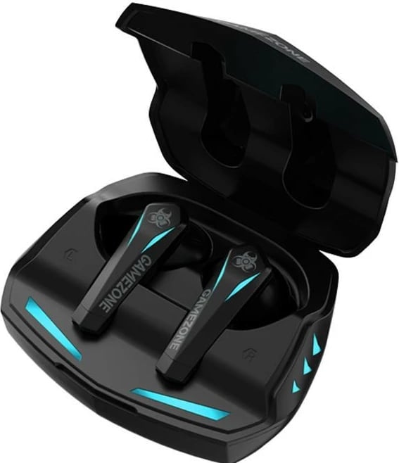 Kufje Tracer Gamezone T7 PRO TWS, wireless, Bluetooth 5.4, me mikrofon, të zeza