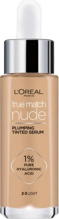 Fondatinë L'Oreal Paris True Match Nude Concentrated Serum për femra 2-3 Light 30ml