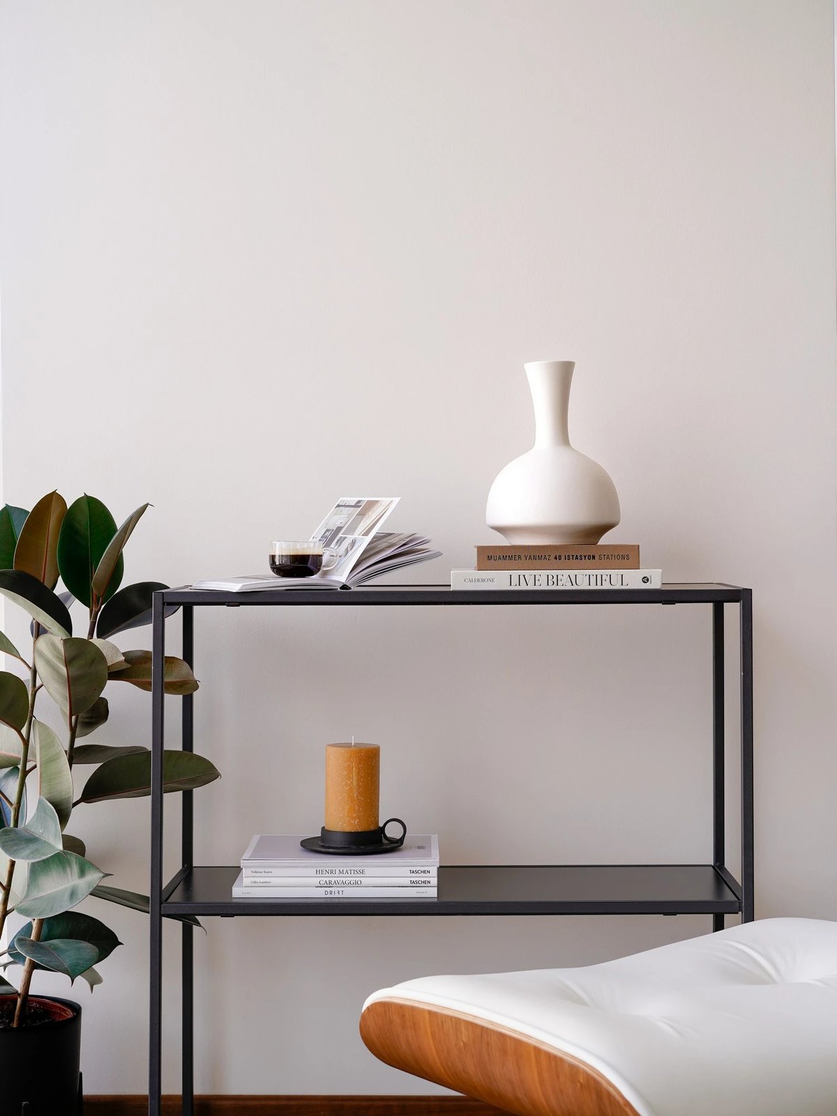 Vazo Evila Originals, BSI171, qeramike, e bardhë, 20x20x27cm