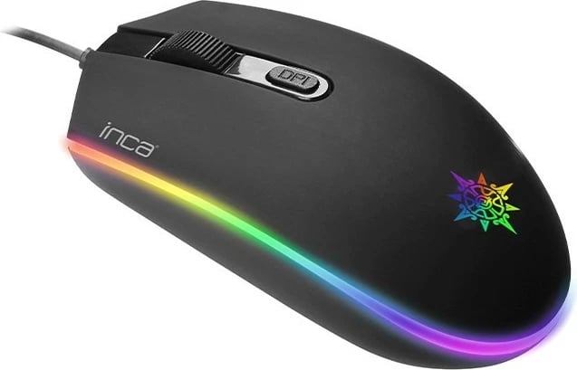 Maus gaming Inca IMG-GT13, 1200 DPI, RGB, 4 butona, USB, i zi