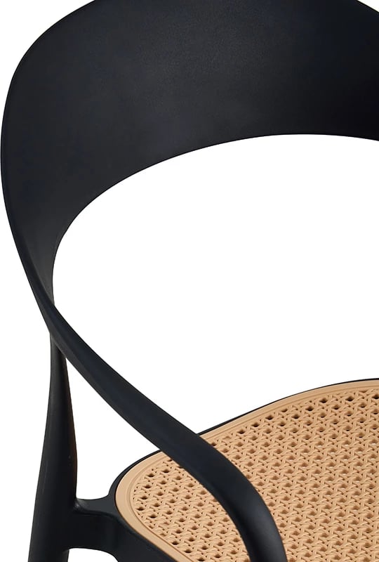 Karrige Ember me mbrojtje UV, PP, bezhë-e zezë, 52.5x56.5x81cm