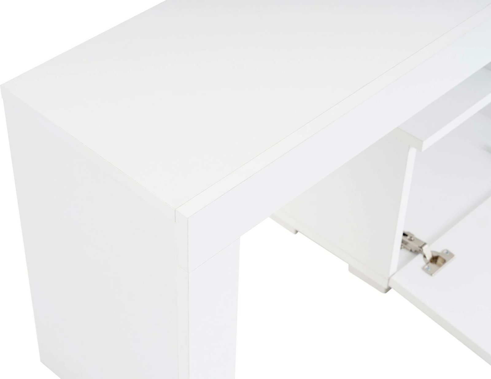 Komodë TV Nordure, Enclave, ngjyrë natyrale e bardhë