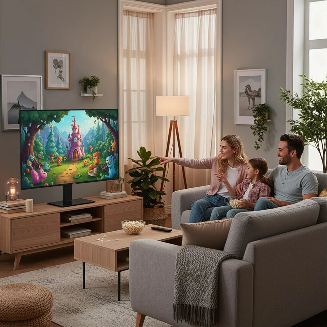 Mbajtëse universale për TV Maclean MC-1240, për tavolinë, deri 65", e zezë