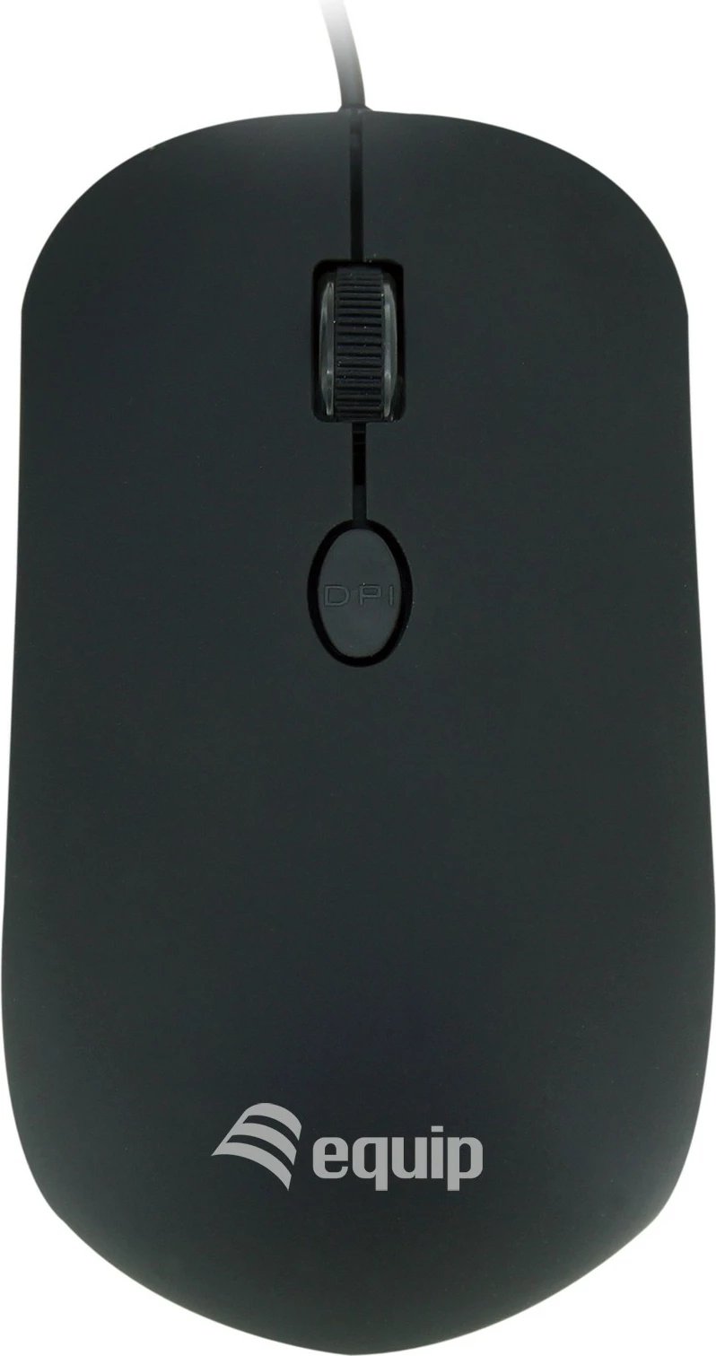 Maus Equip USB Comfort, optik, 1600 DPI, i zi