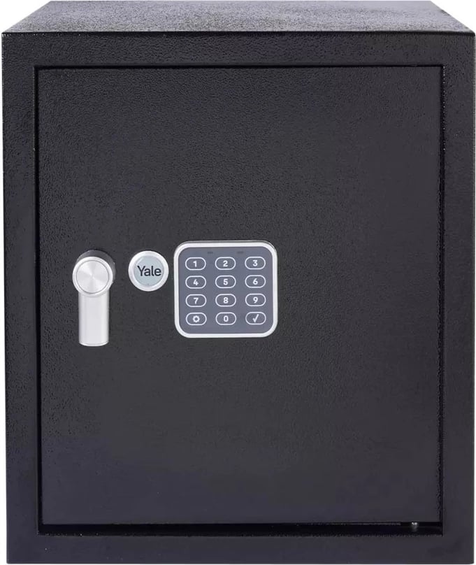 Kasafortë zyre YALE HOME YSV/390/DB2, elektronike, 40L, e zezë