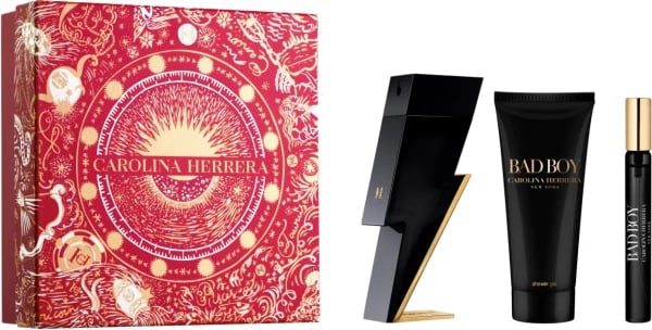 Eau de Toilette set për meshkuj Carolina Herrera Bad Boy 3 copë 100ml