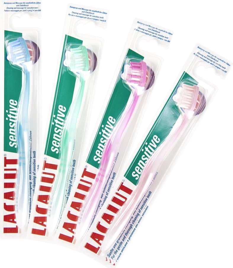 Furçë dhëmbësh për dhëmbë të ndjeshëm Lacalut Sensitive, 1 copë