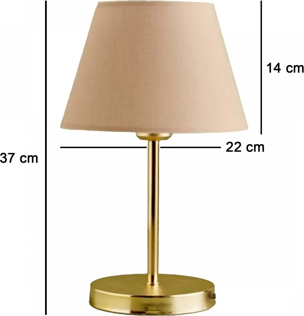 Llambë tavoline Opviq, AYD-3504, bezhë dhe ari