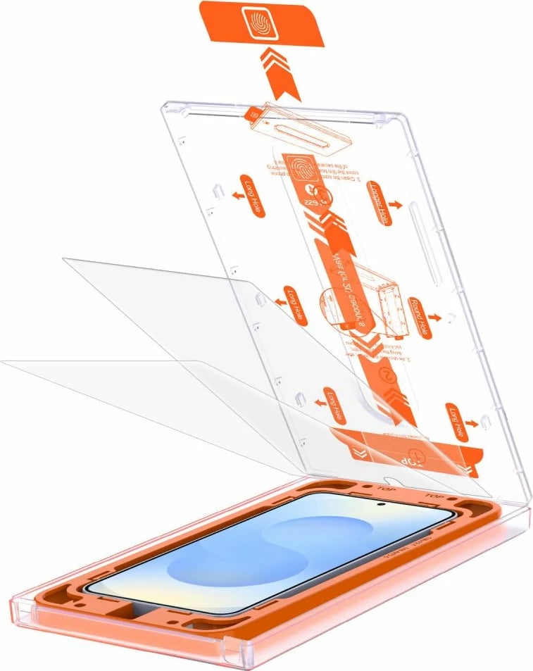 Xham mbrojtës Tech-Protect Quick Set+ për Samsung Galaxy S25, Transparent, set prej 2 copë