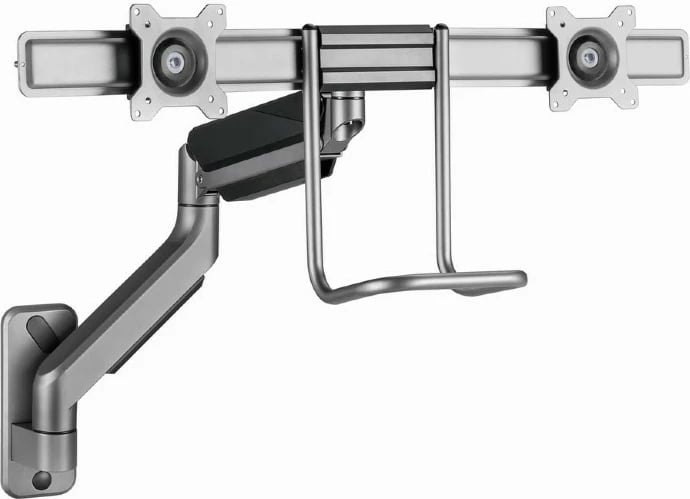 Mbajtës muri për dy monitorë Gembird MA-WA2-02, 17-32 inç, i zi Mbajtës muri për dy monitorë Gembird MA-WA2-02, 17-32 inç, i zi