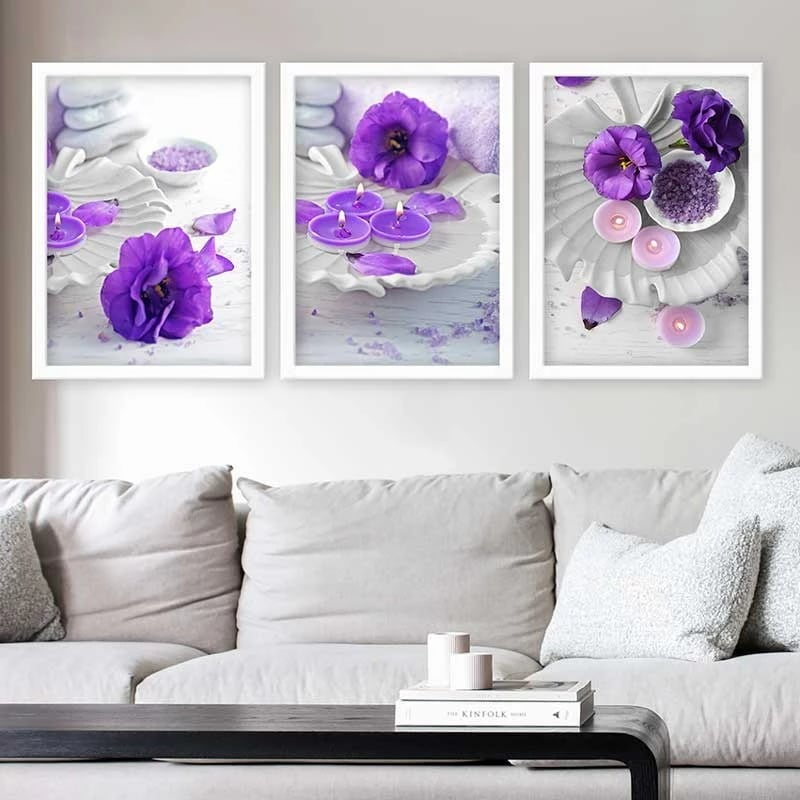 Pikturë dekorative me kornizë (3 copë), Wallity, 3BC_85309030_3545