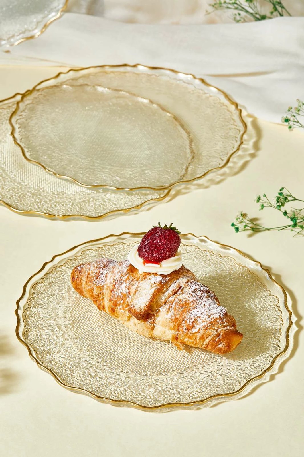 Set pjatash ëmbëlsirash (6 copë), Hermia, Goblen, transparente