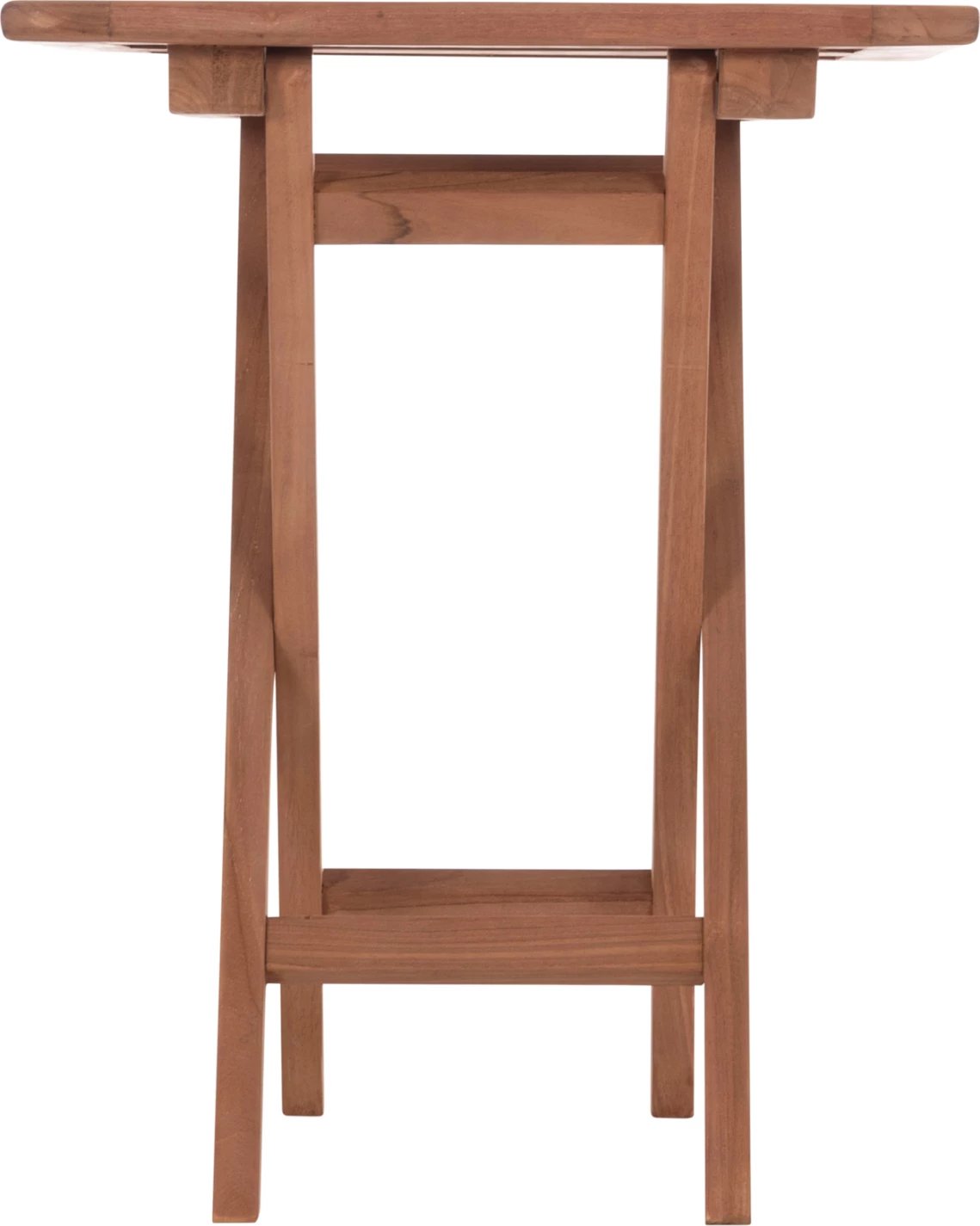 Tavolinë katrore palosëse ERIS, dru tik natyral, 60x60x75cm