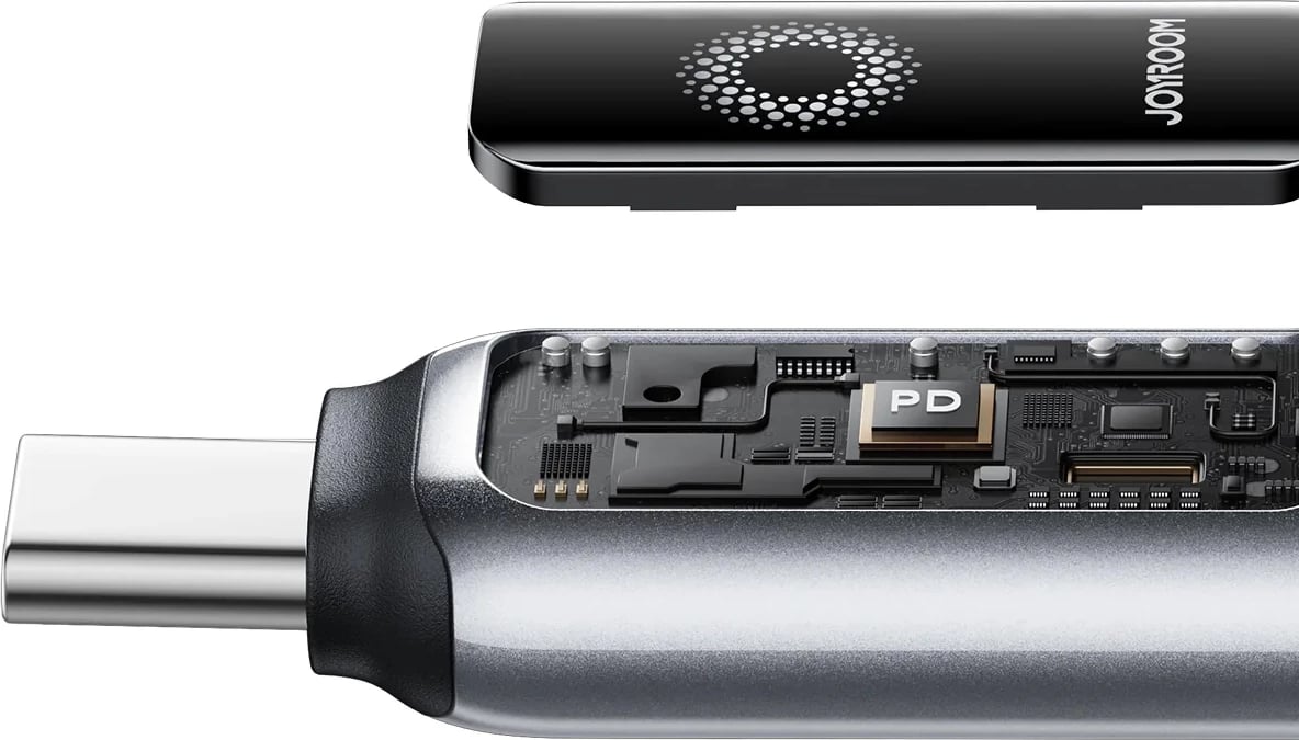 Kabllo USB-C në Lightning Joyroom S-A55 StarFlight 30W 1.2m, e zezë