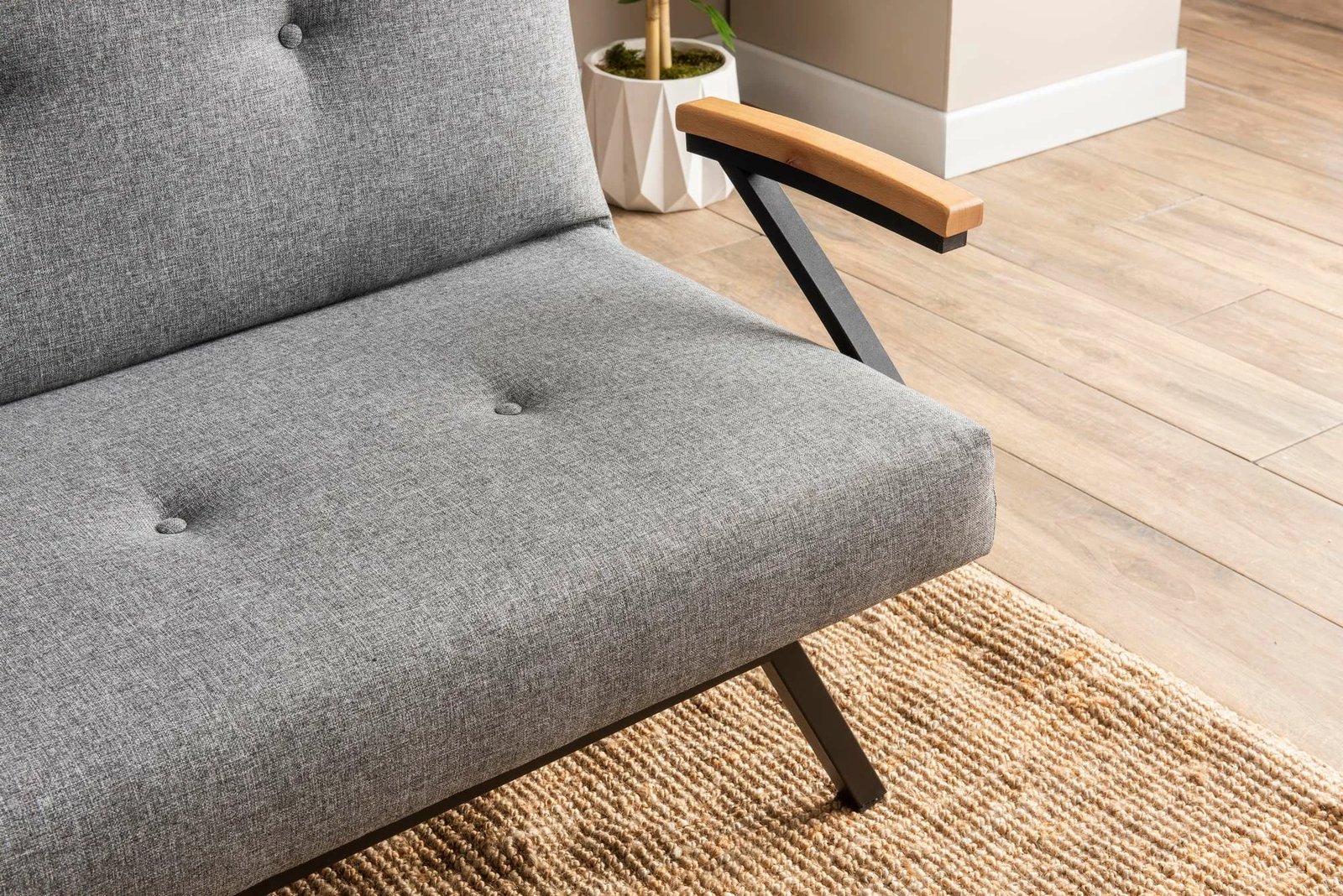 Divan-krevat 3 vendësh, Atelier del Sofa, Zven, gri e çelët