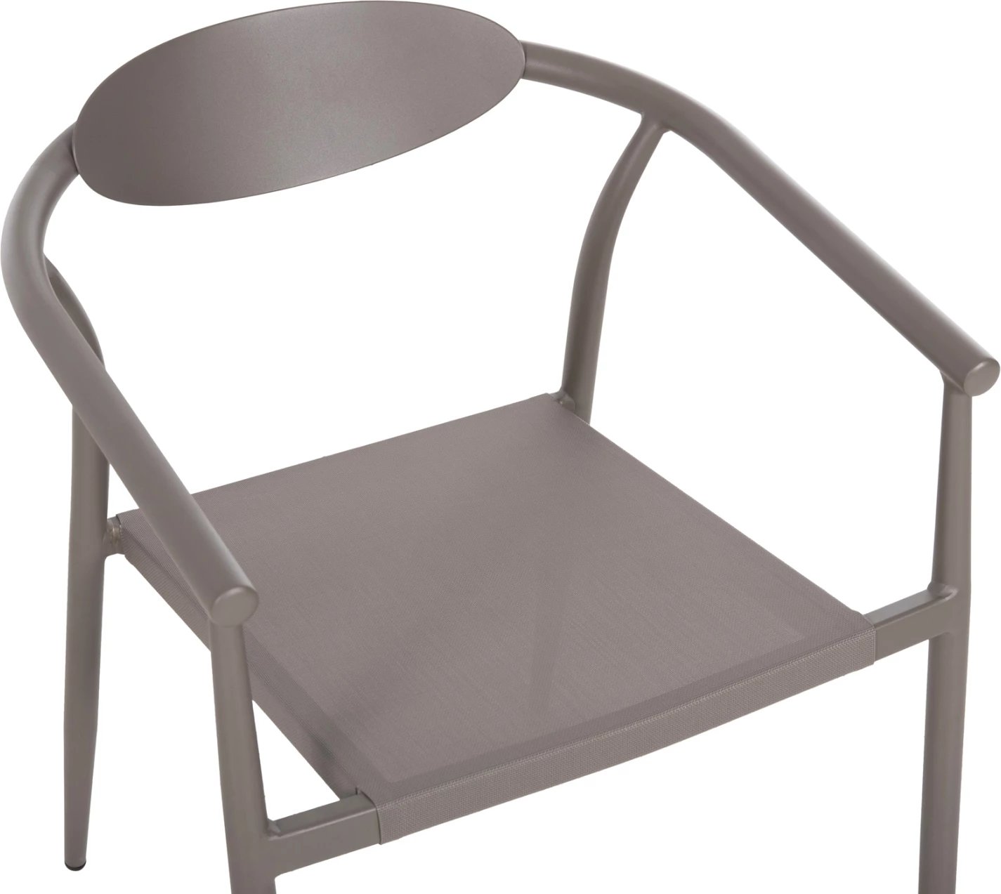 Karrige për kopsht SERLY FH6052.04, alumin, tekstilene, ngjyrë shampanjë, 56x61x74.5 cm