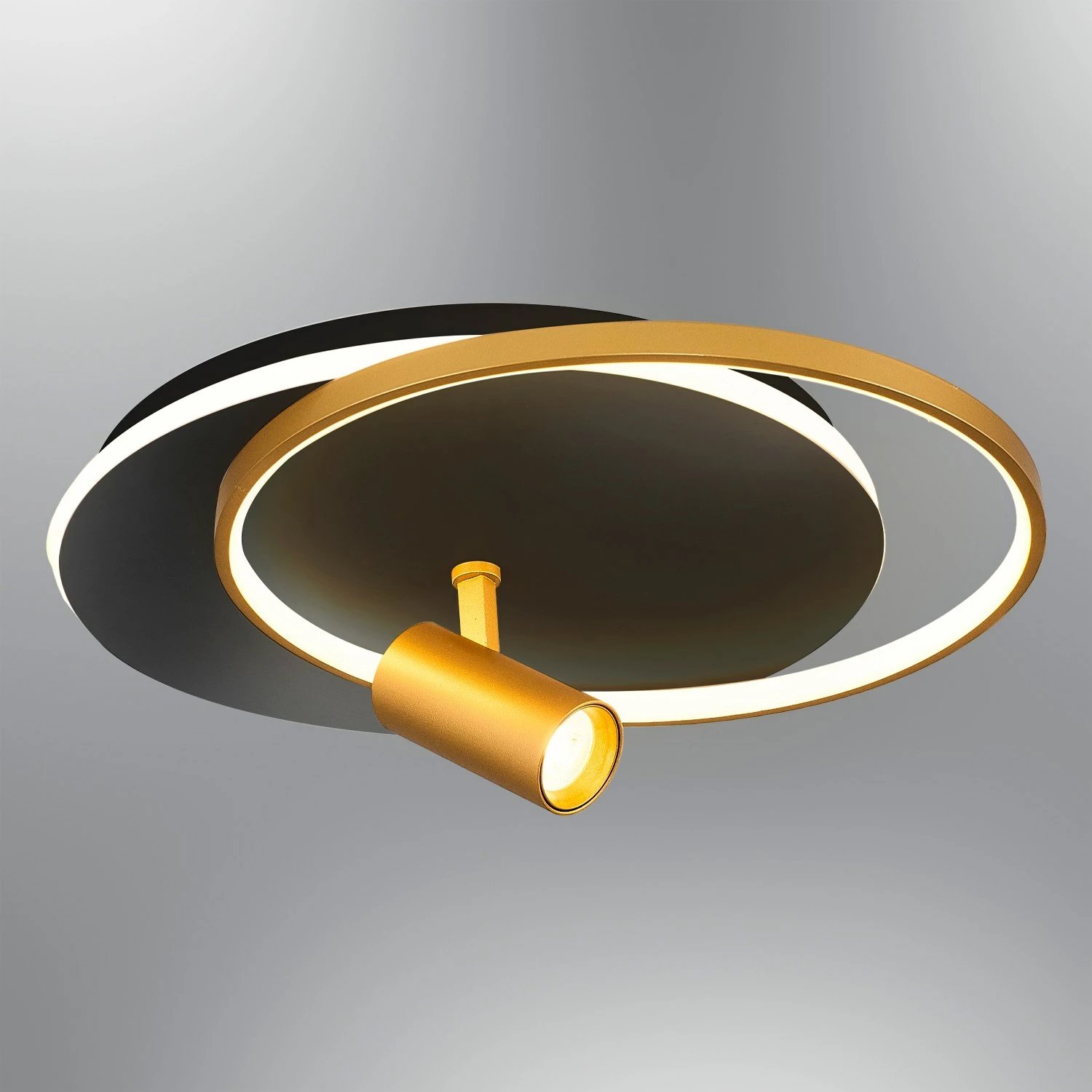 Llambë muri Opviq, e zezë dhe ari, 4156-3-19