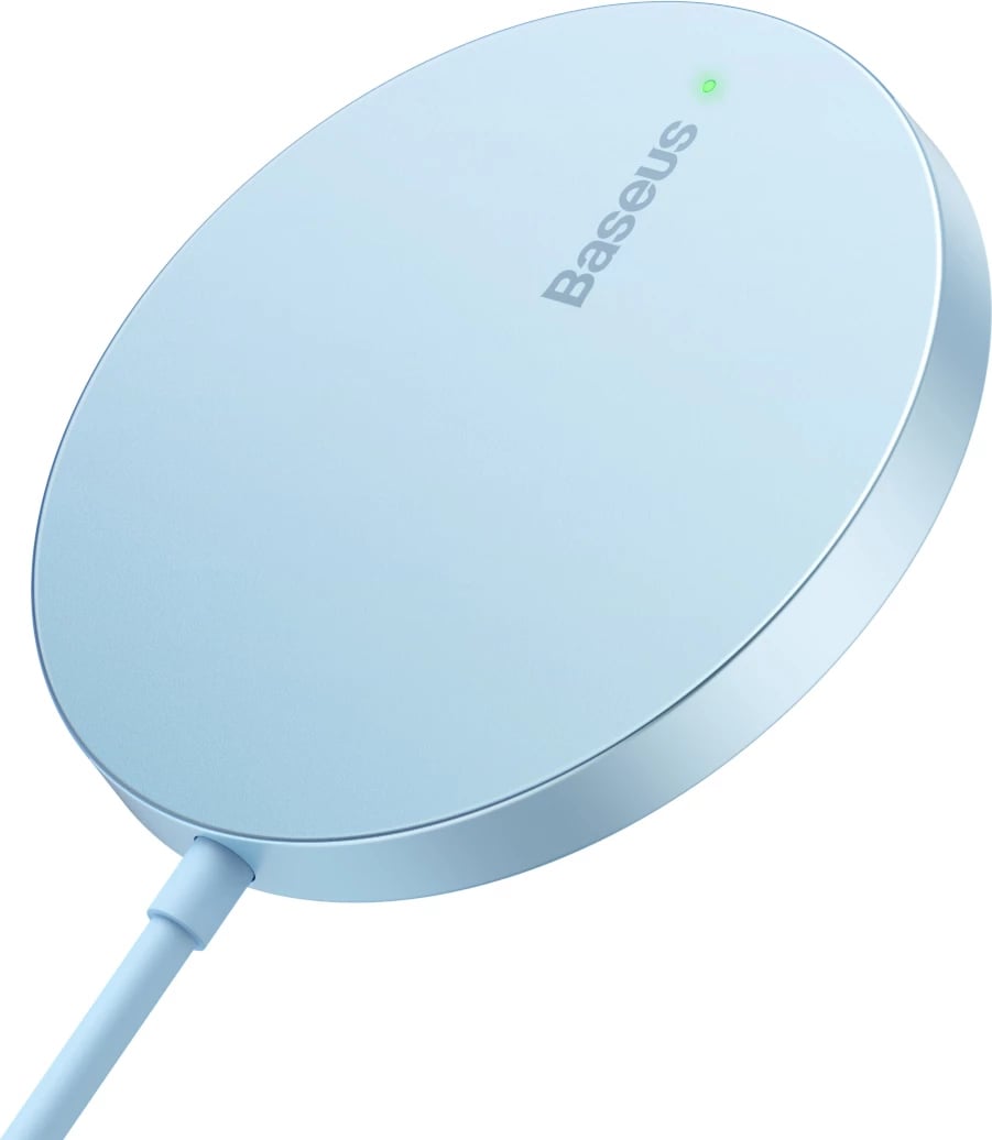 Karikues wireless Baseus Simple Mini3, MagSafe Qi, 15W, Blu Karikues wireless Baseus Simple Mini3, MagSafe Qi, 15W, Blu