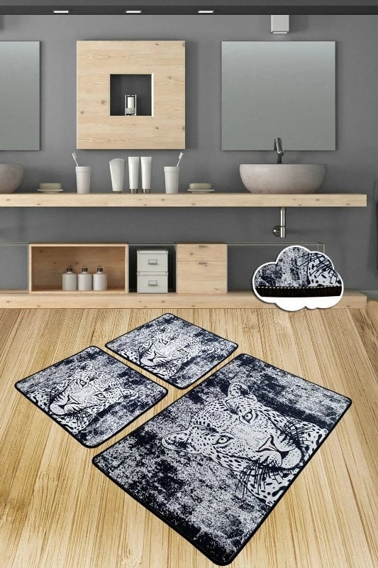 Set tapetash për banjo, 3 copë, Mijölnir, Tıger, shumëngjyrëshe