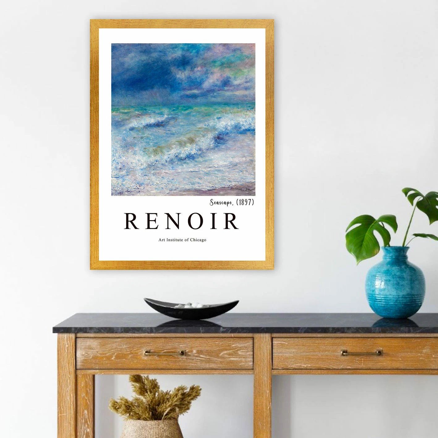 Pikturë dekorative me kornizë Wallity, AC894958-5575, shumëngjyrëshe, 55x75cm