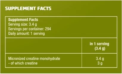 100% Creatine Monohydrate - 300 g 