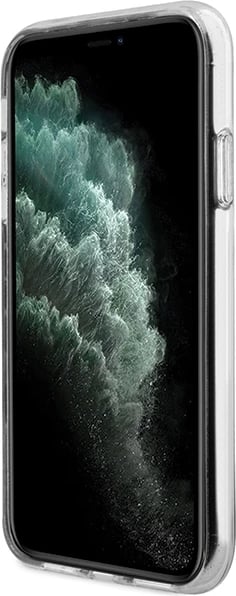 Mbështjellës Guess GUHMN61HCFWSP për iPhone 11/XR 6.1", MagSafe, lule, rozë