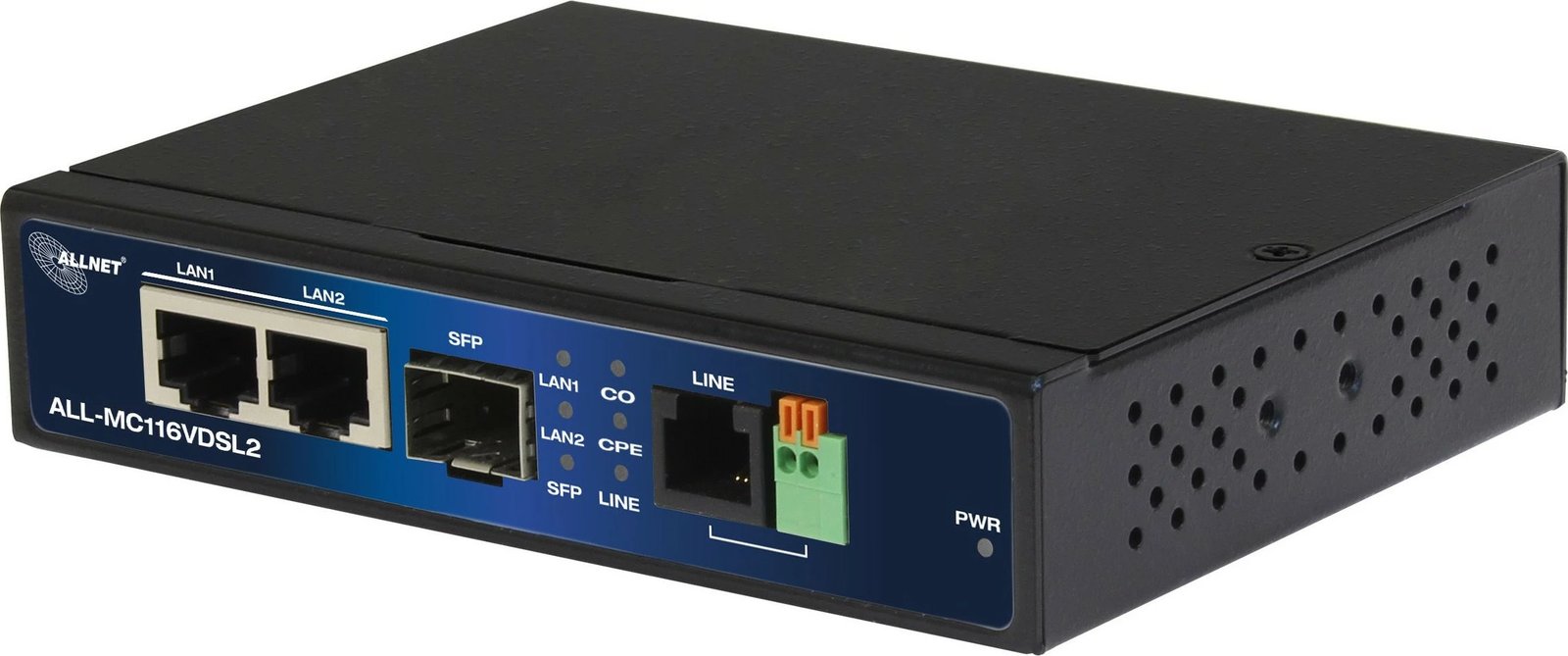 Modem ALLNET ALL-MC116VDSL2, 2x RJ45, SFP, 160 Mbit/s, i zi