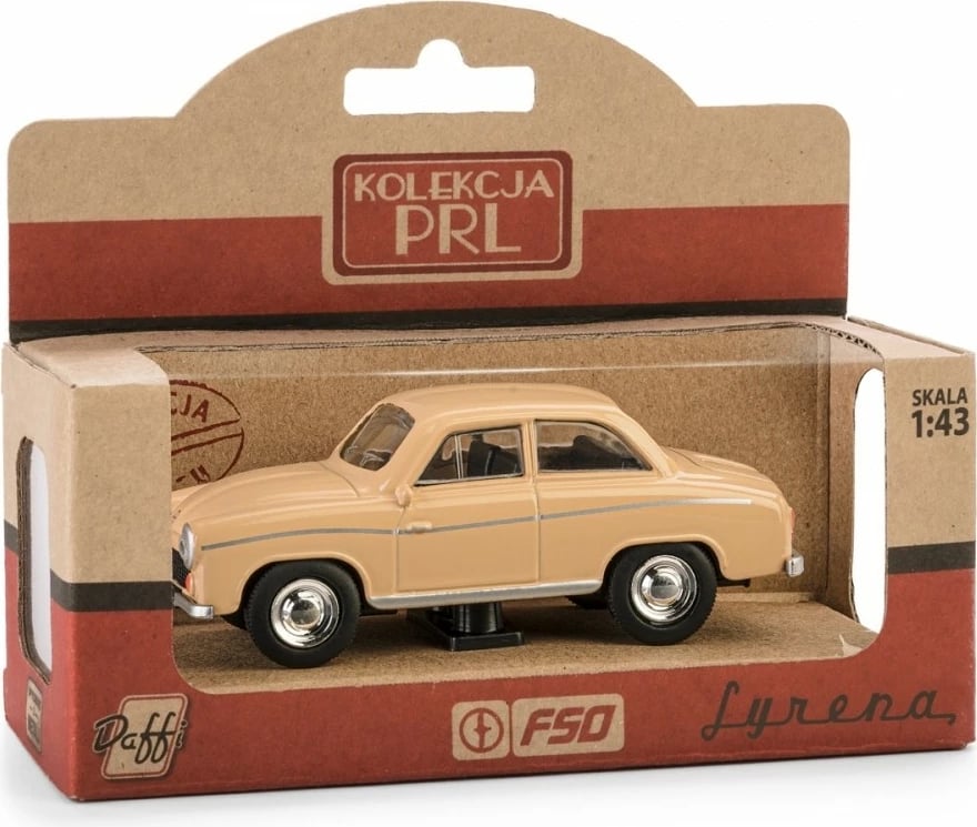 Maketi i veturës Daffi PRL Syrena 104, 1:43, Bezhe