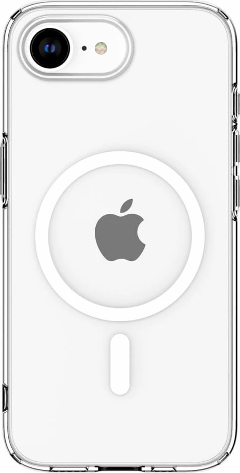 Mbështjellës Spigen Liquid Crystal Mag MagSafe për iPhone 16e, Transparent