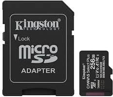 MEM SD MICRO 256GB Kingston Canvas Select Plus + Adapter