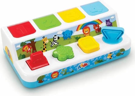 Little Lot – Lodër Kafshësh Peek-a-Boo për Bebe