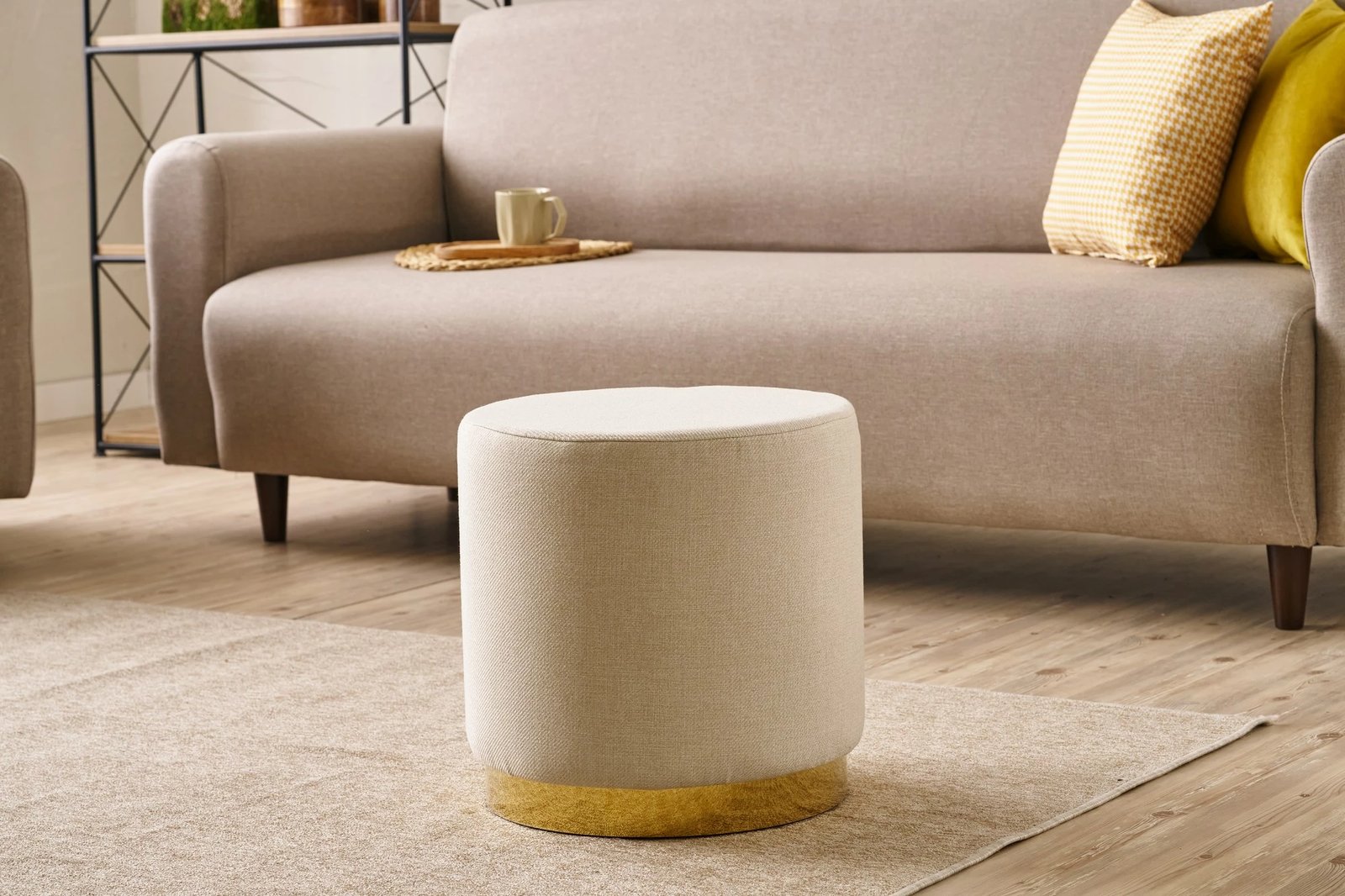 Puf krem Atelier del Sofa, Göcek