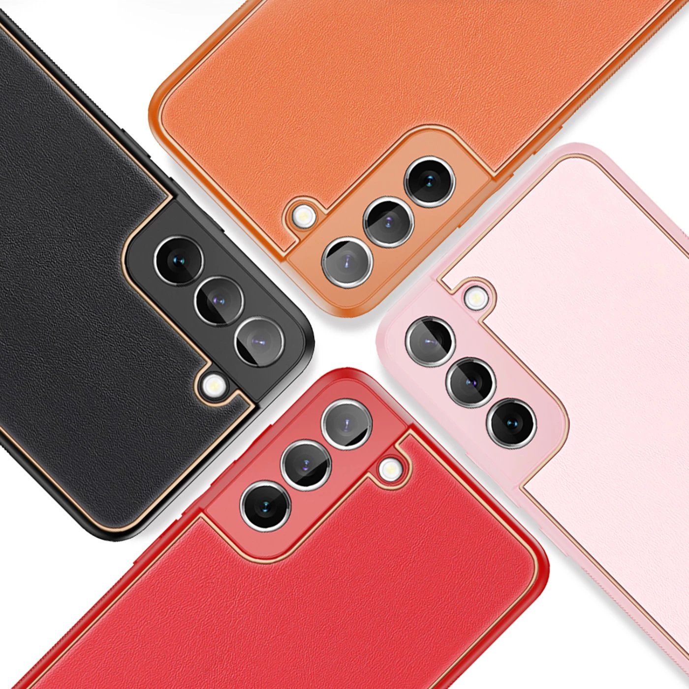 Mbështjellës Dux Ducis Yolo për Samsung Galaxy S22+, lëkurë ekologjike, portokalli Mbështjellës Dux Ducis Yolo për Samsung Galaxy S22+, lëkurë ekologjike, portokalli