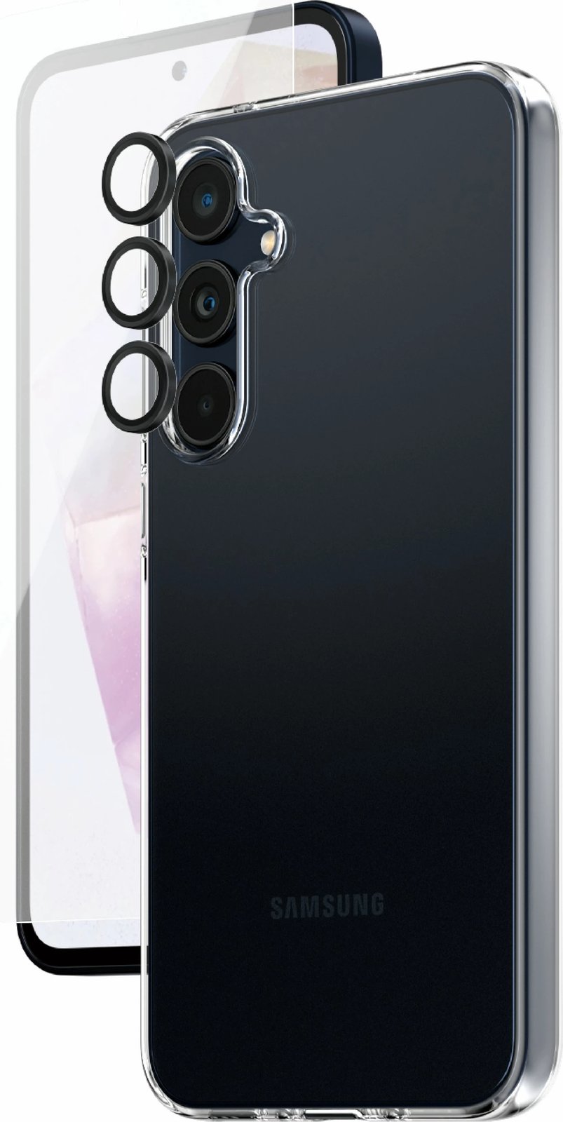 Mbështjellës PanzerGlass SAFE. 3-in-1 për Samsung A35 5G, transparent
