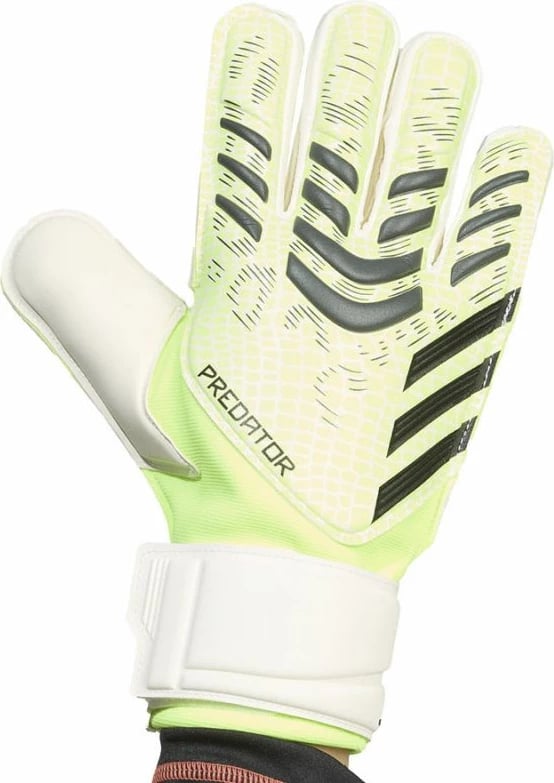 Doreza portieri adidas për meshkuj/femra, të bardha/verdha